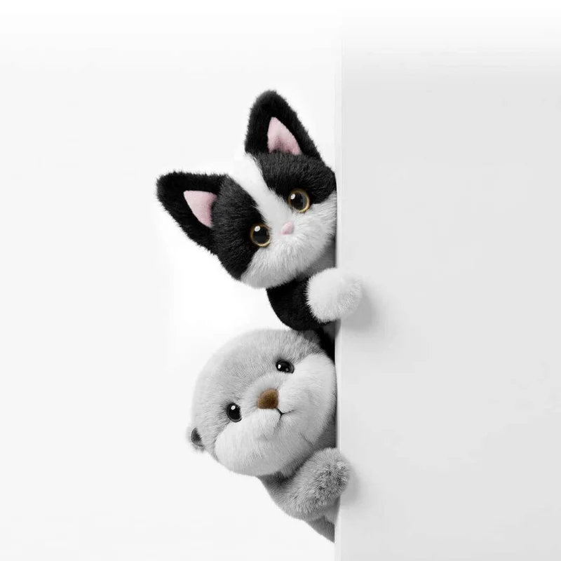 Premium Genuine Xiaomi SU7 YU7 Magnetic Plush Doll NFC Version Car Screen Animation Trigger Interior Accessory Gift for Car Fans