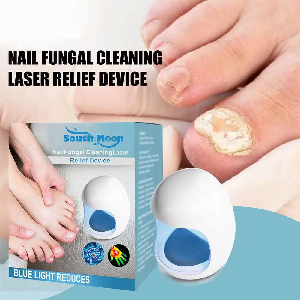 Nail Fungal Cleaning Laser Relief Device Fast Repair Toenail Fingernail Fungus Treatment Device Onychomycosis Cleaning Foot Care