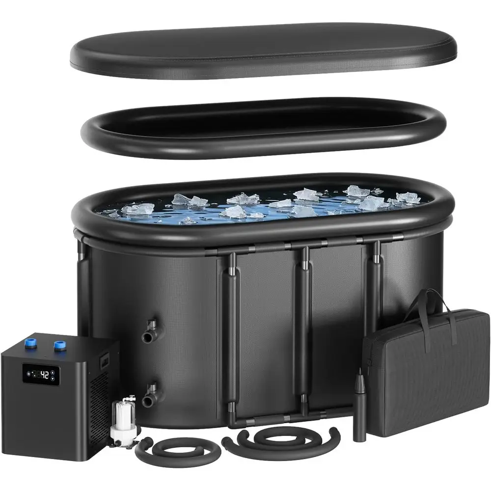 

1/3HP Water Chiller with Filter, 148 Gallon Insulated Ice Bath Pod, Boost Recovery and Vitality