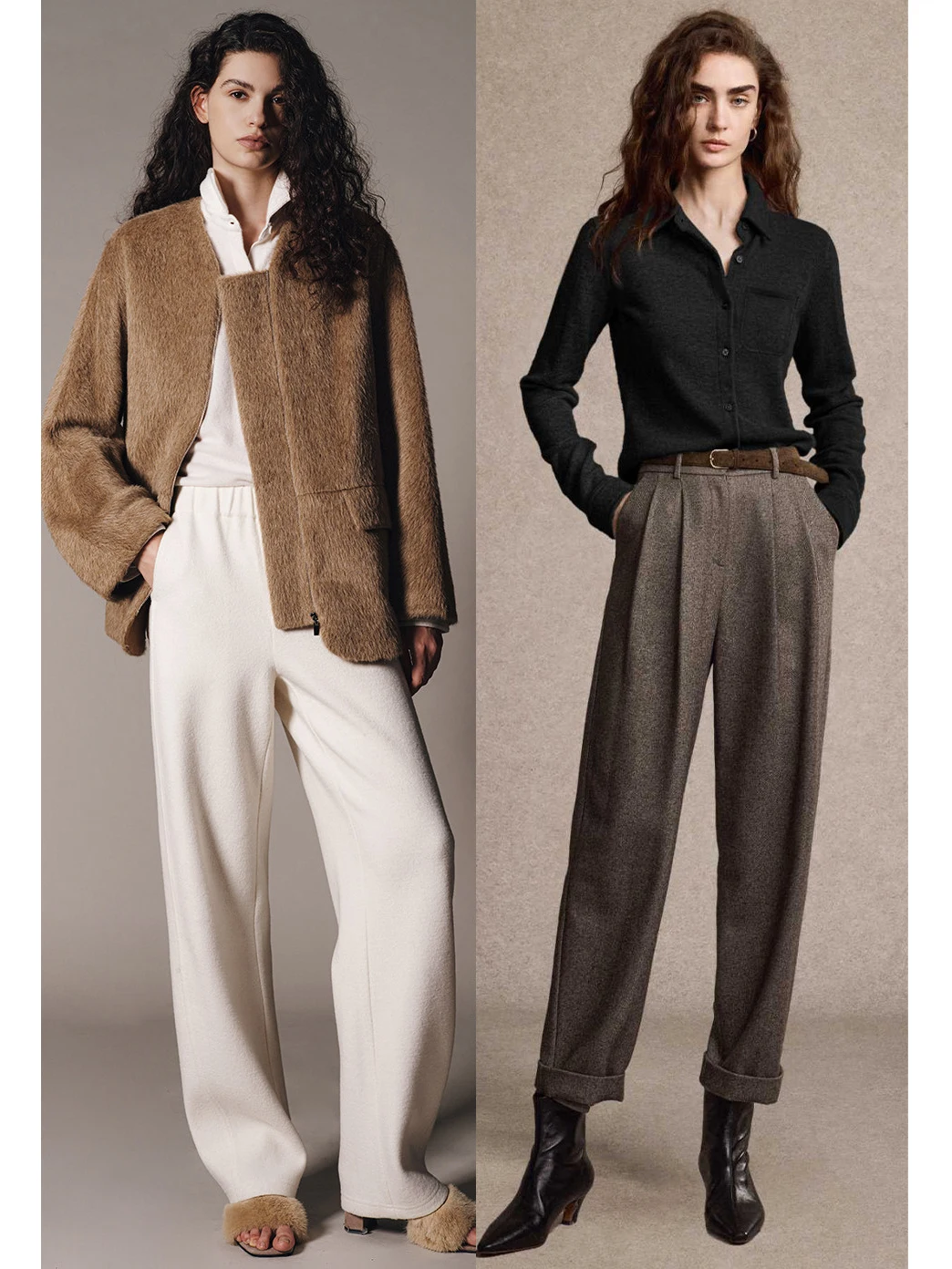 

Classic Soft Luxury Camere irt By066 Tee Colors Heavyweight Pure Velvet Warm Flip Collar Long Sve Women's irt