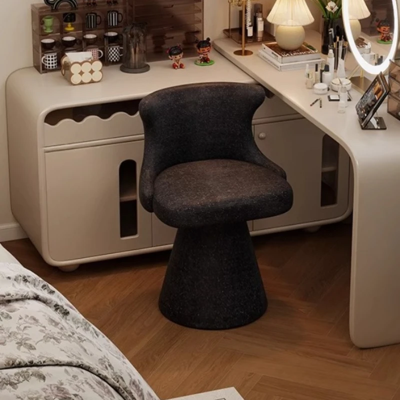 Light Luxury Swivel Makeup Stool Cloakroom Dressing Chair Living Room Comfortable Single Sofa Chairs