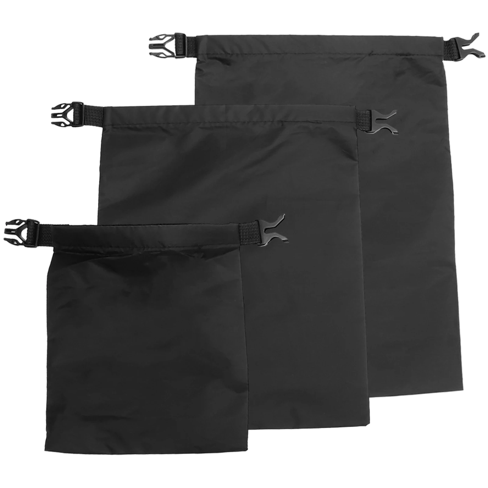 

3pcs 1.5L 2.5L 3.5L Waterproof Bag Set Roll-Top Dry Storage Pouch For Camping Kayaking Boating Fishing Outdoor Water Sports Rose