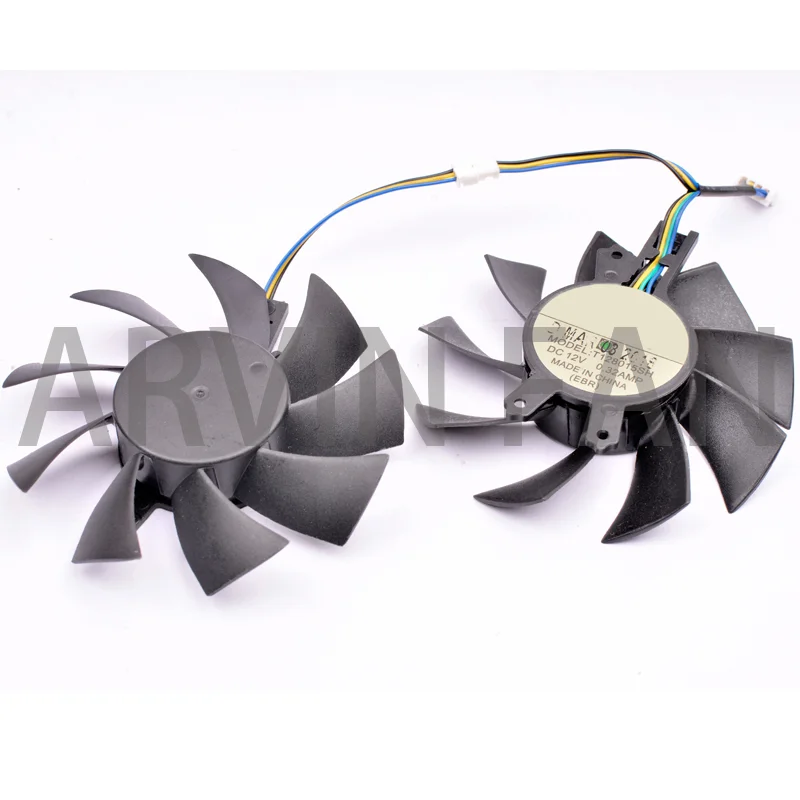 Gloednieuwe Originele T128015sh 12V 0.32a Is Geschikt Voor Hasee Gtx960 Gtx750 Tigtx950 Grafische Kaart Koelventilator