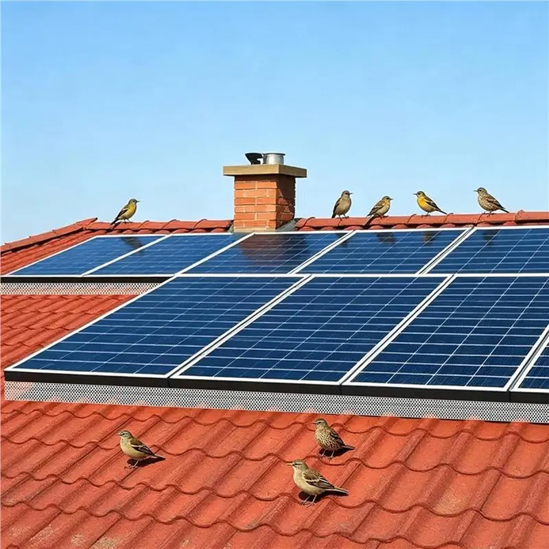 ABVG-3Pcs 7M Running Metre Aluminium Eaves Grille, Aluminium, Bird Protection Grille, Ventilation Grille