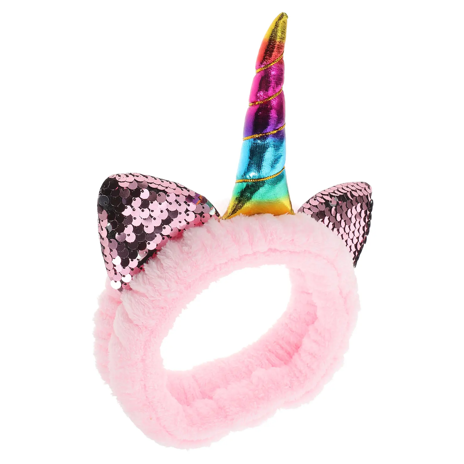 

Unicorn Makeup Headband Face Washing Hairband Soft Elastic Nonslip Gift Women Girls Spa Beauty Accessory Washing Face Headband