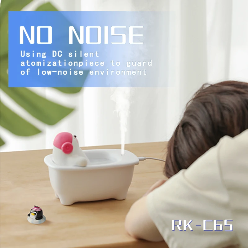 Creative USB Humidifier Mini Ultrasonic เครื่องฟอกอากาศ Led Usb น้ำมันหอมระเหย Diffuser เครื่องฟอกอากาศ Aroma Anion Mist