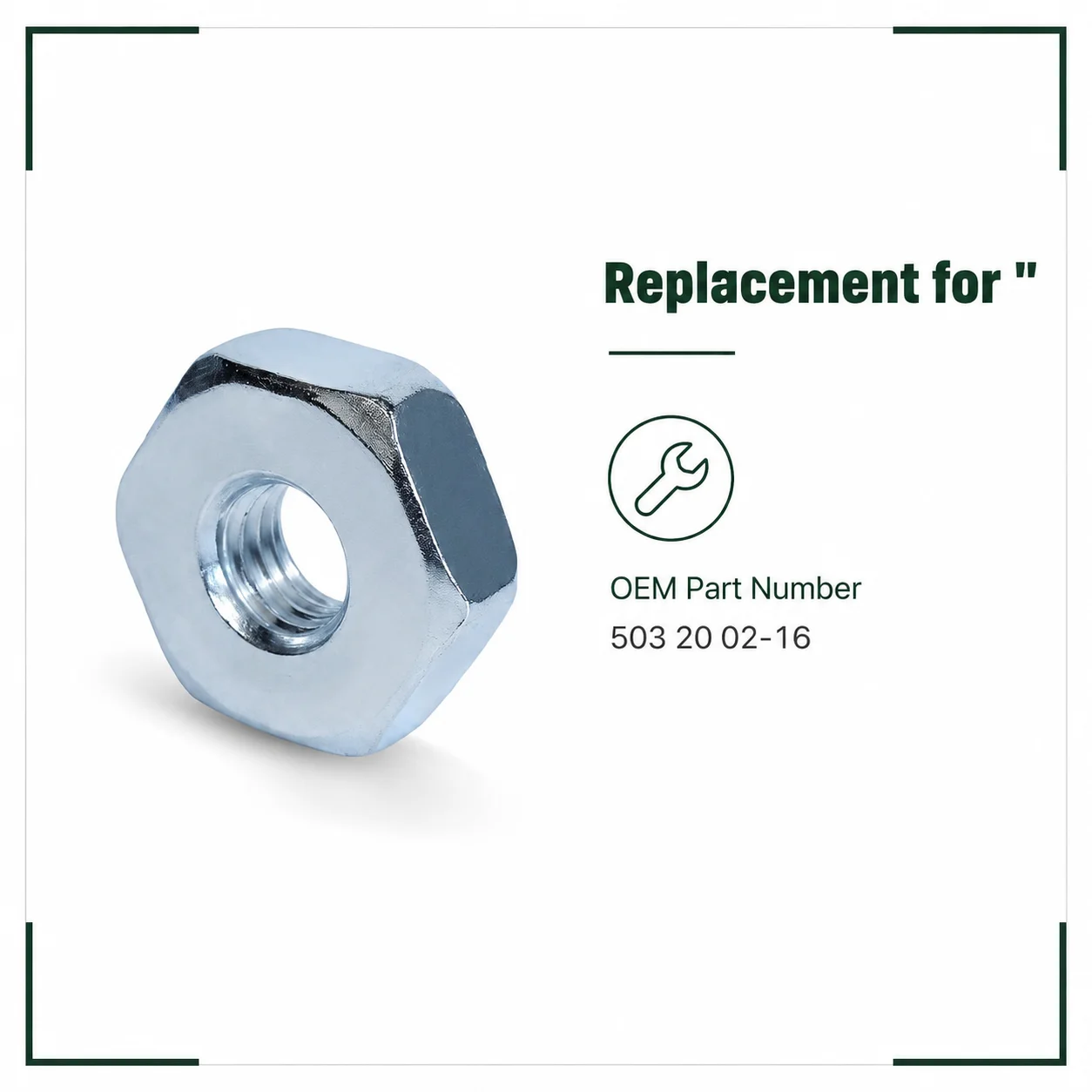 Replacement Bar Nuts Kit 8Pcs for STIHL Chainsaw MS171 MS181 MS192T MS211 MS231 MS251 MS291 MS311 MS361 MS362 MS391 MS441 MS461