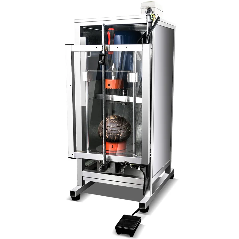 machine Commercial electric coconut green lid opening machine Coconut opening machine Shell opening machine equipment