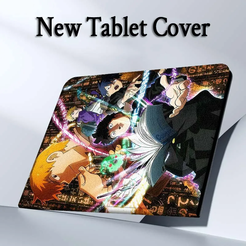 Mob Psycho 100 Popular For iPad Pro Air Mini 2 3 4 5 6 7 7th 8th 9th 10th 11th 10.2 9.7 10.5 10.9 11 12.9 13 حافظة كمبيوتر لوحي #4