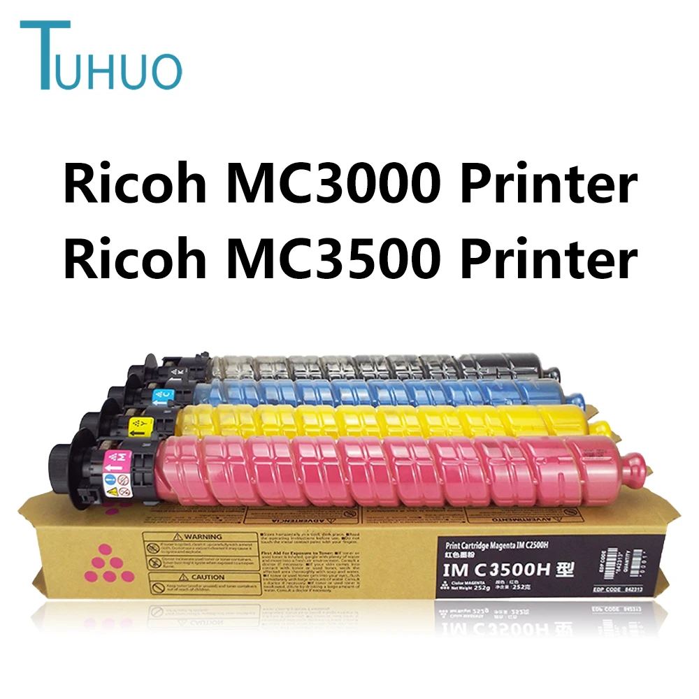 

TUHUO IMC3000 IMC3500 цветные тонер-картриджи, совместимая замена для принтера Ricoh Savin Lanier IM C3000 IM C3500, высокая емкость