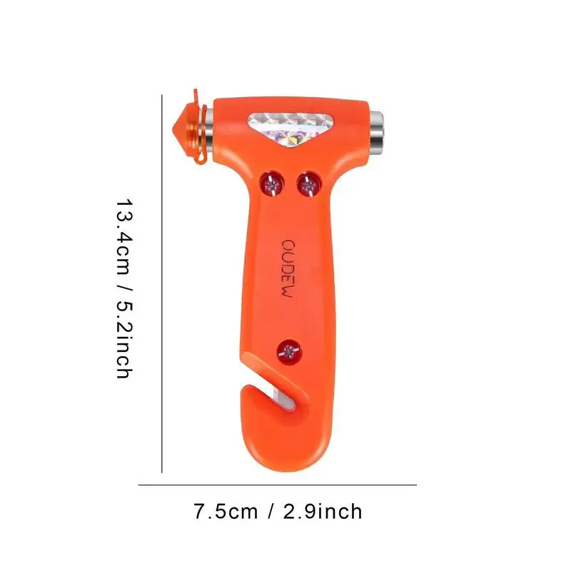 Car Window Breaker Mini Portable Safety Hammer Escape Emergency Seat Belt Cutter Multifunctional Escape Tools Auto Accessories