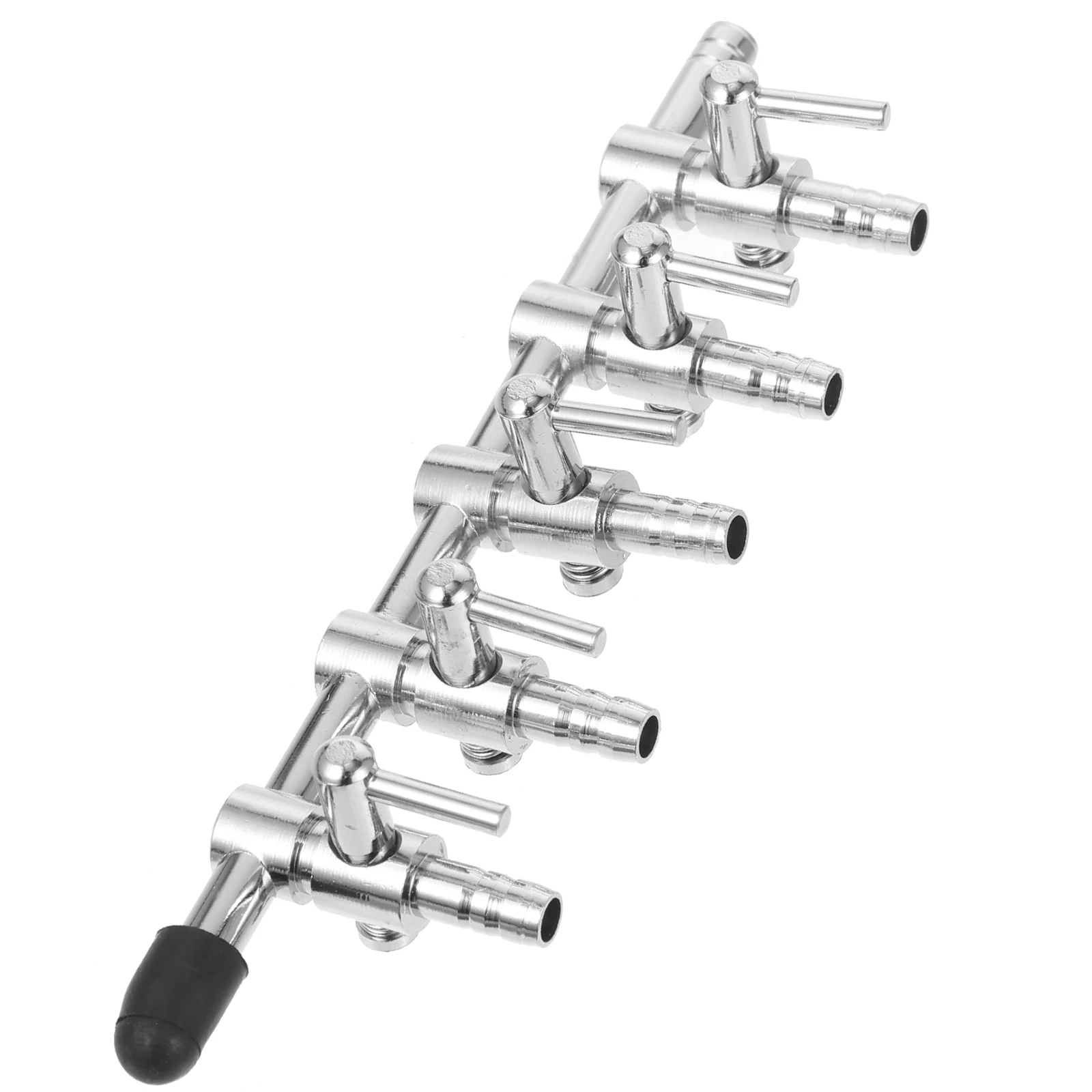 

Aquarium Air Pump Flow Lever Oxygen Tube Distributor Splitter Control Valve Stainless Steel