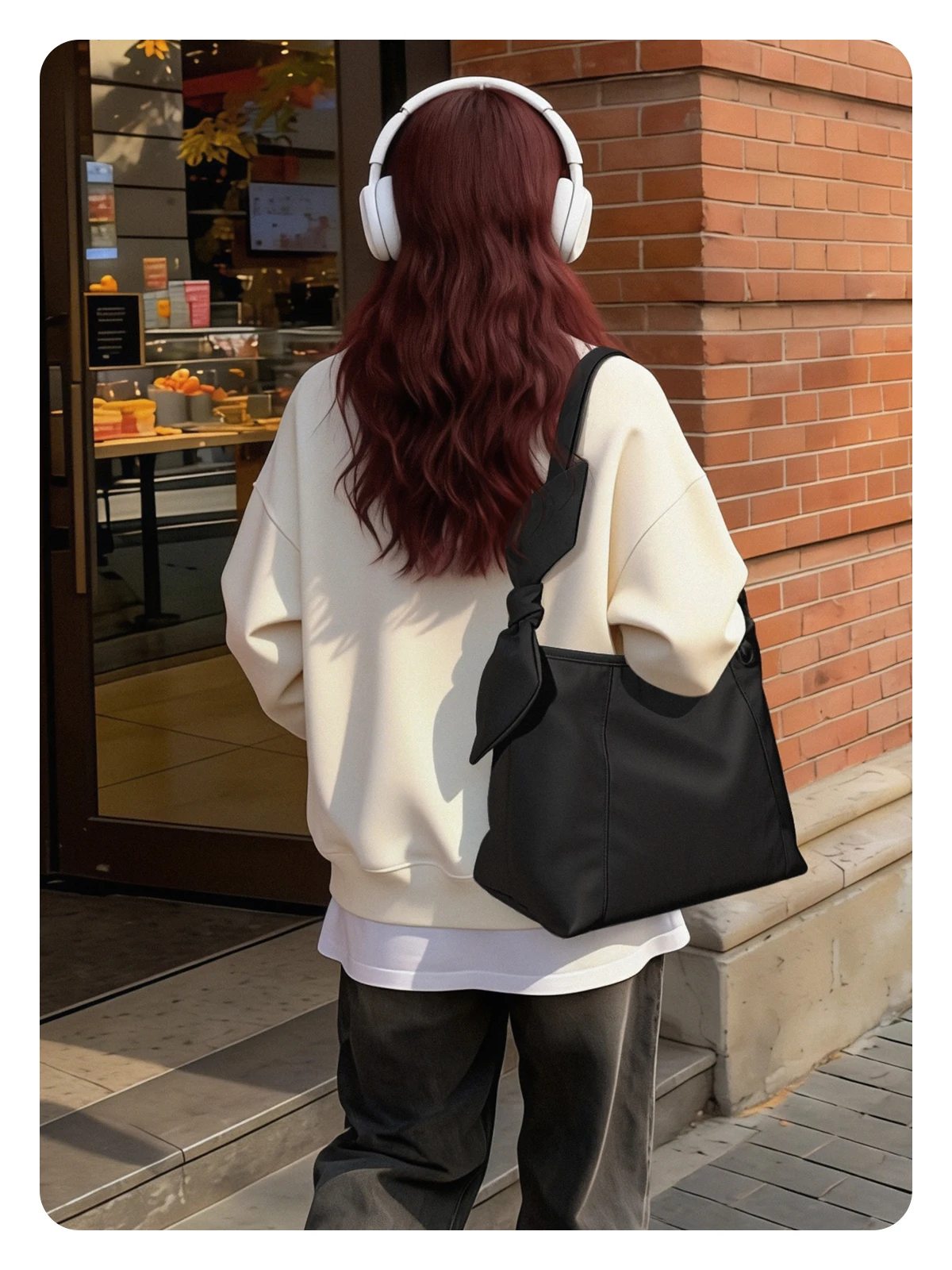BAGSMART Damen-Umhängetasche mit großem Fassungsvermögen, lässige Schulterhandtasche, wasserdichte Reisetasche, multifunktionale Schultertasche für Übernachtungen – Detail 11