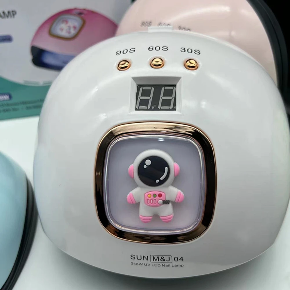 Unicorn 248W 54 Lamp Bead Cartoon Doll Decoration Nail Art Dryer High Power Nail Phototherapy Machine Nail Practise Equipmen