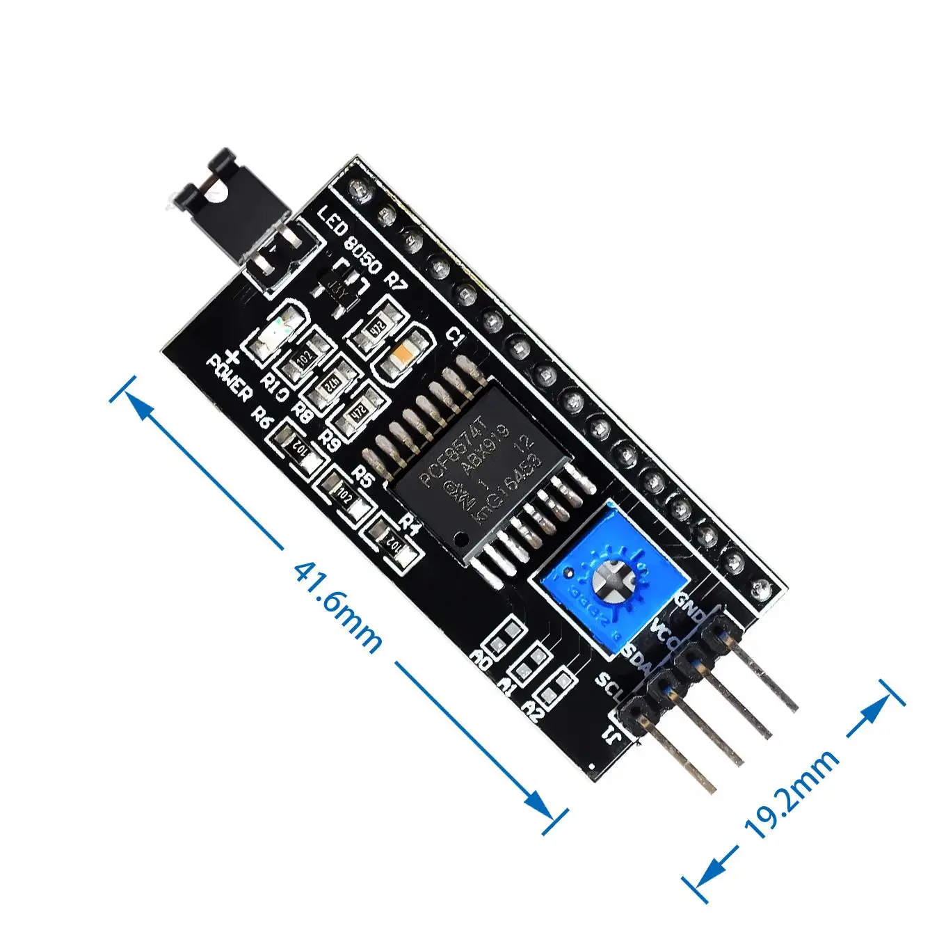 Einstellbare Hintergrund beleuchtung des Schnitts telle moduls iic i2c twispi Serial Board Modul Port LCD-Display für Arduino