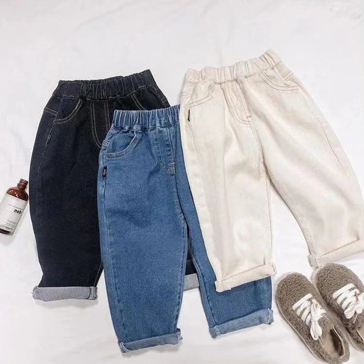 UNITIM 2026 Frühling Kinder Jungen Jeans Baumwoll-Denim-Hosen für Kleinkinder Jungen Lässige Vielseitige Kinder Kleinkind Jungen Hosen