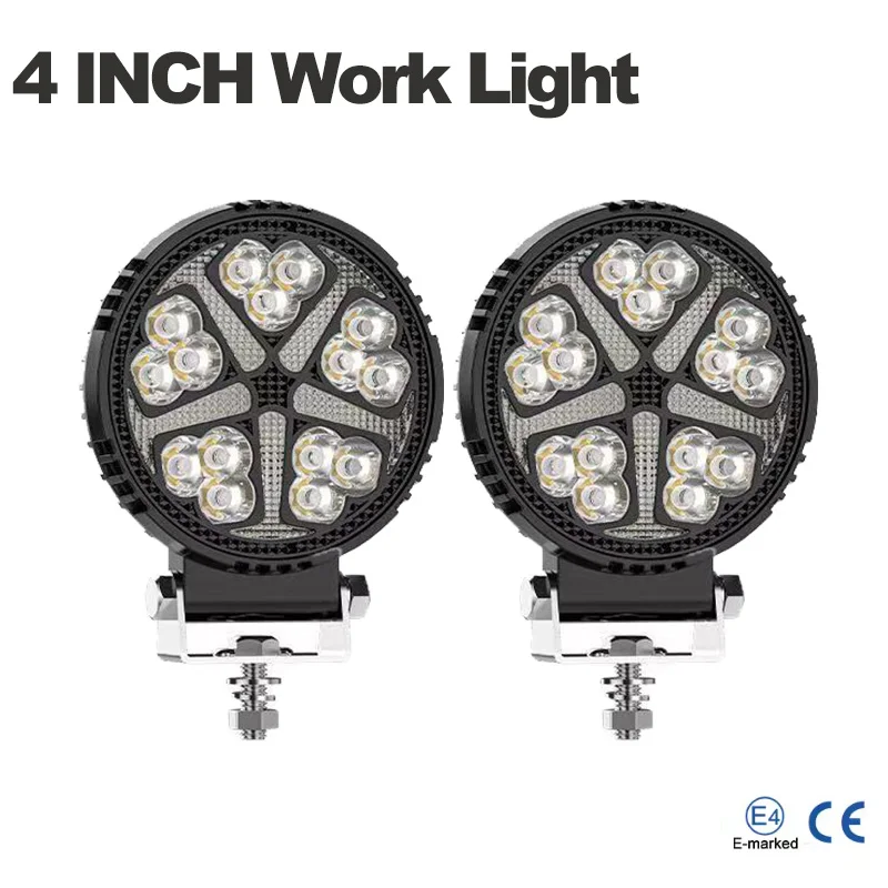 

4-inch Car Work Light 6500K 2000LM Black Knight LED Driving Boat Truck ATV UTV Auxiliary Lighting 4x4 Offroad Flash Spotlights