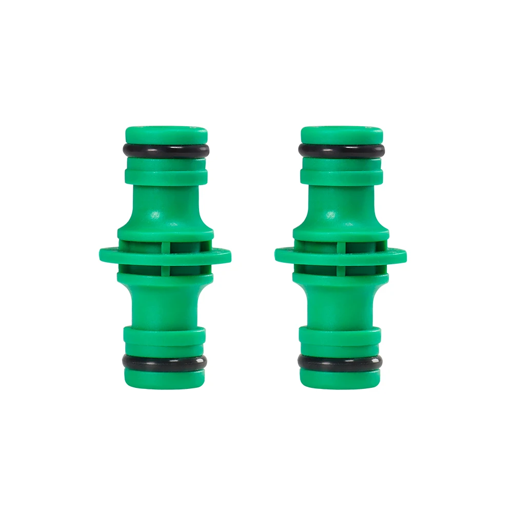 Garden Watering Hose ABS Quick Connector 1/2” End Double Male Hose Coupling Joint Adapter Extender Set For Hose Pipe Tube