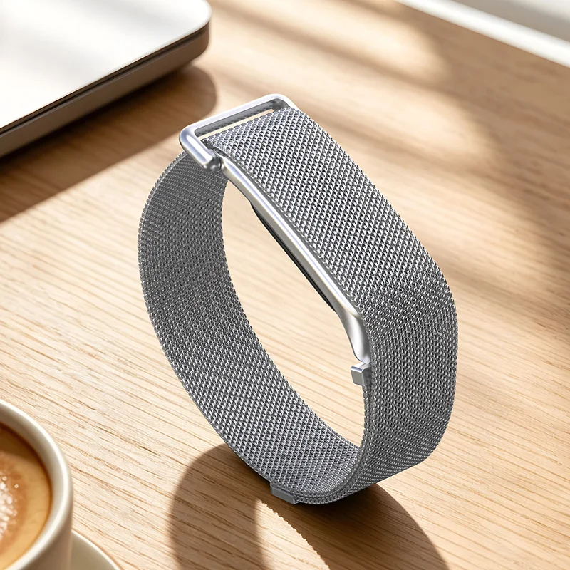 Magnetic Milanese Loop Strap for Google FitbitAir Wristband Stainless Steel Adjustable Replacement Correa Smartwatch Accessories