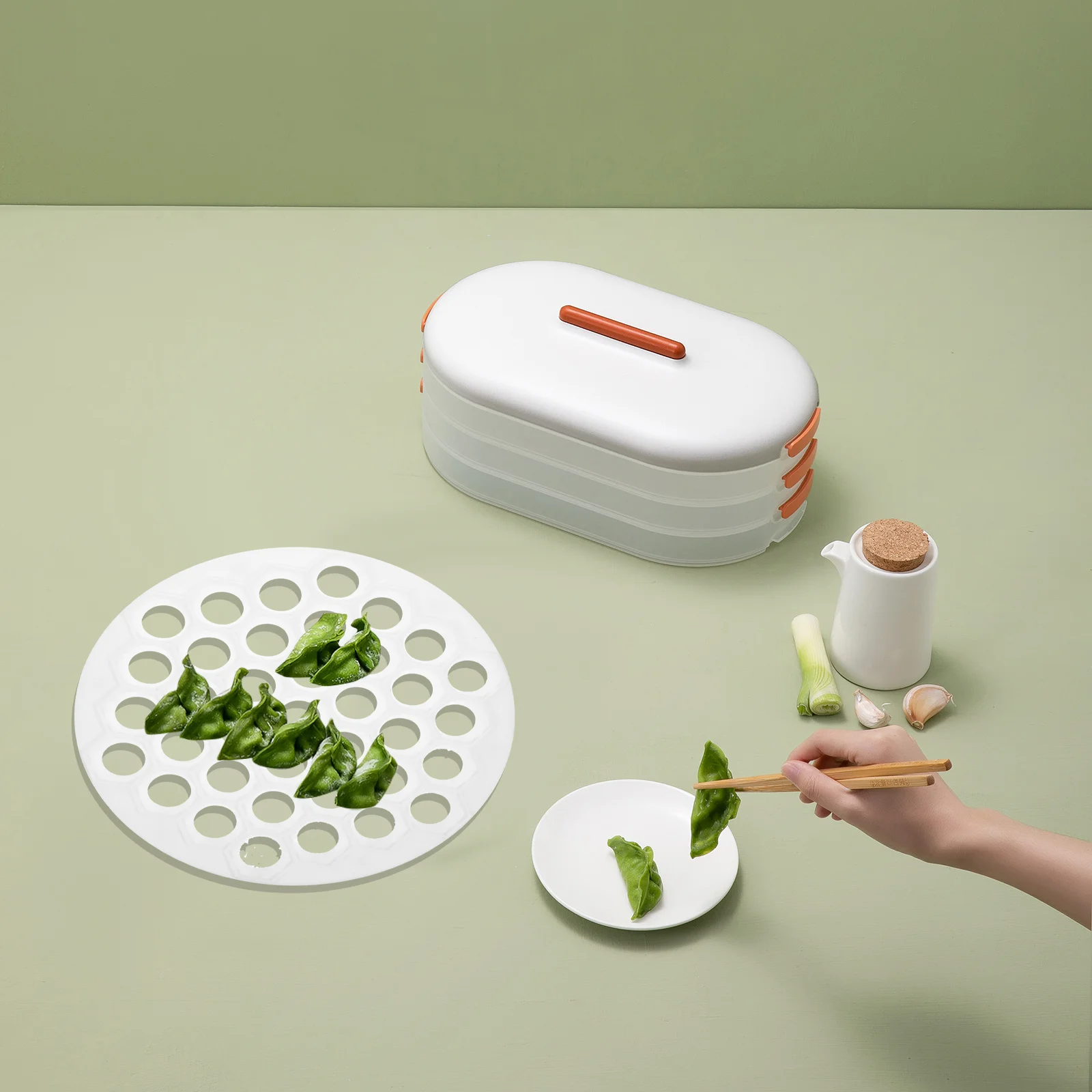 

Household Mold 37-Holes Dumpling Maker Dough Cutter Kitchen Essential Multi-Hole Dumpling Mold for Fresh Pasta Dough