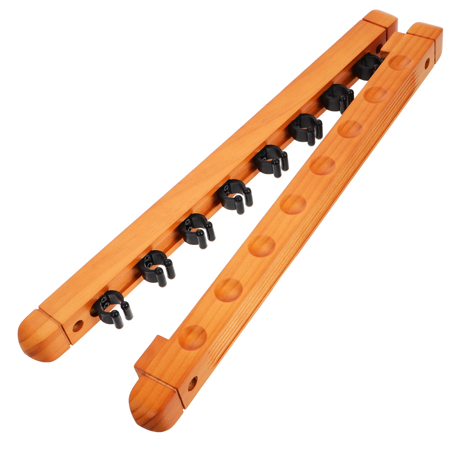 

1 set 8 Hole Billiard Cue Rack Solid Wood Pool Stick Holder Wall Mount Accessories Equipment Storage Display Stand Floor Pole