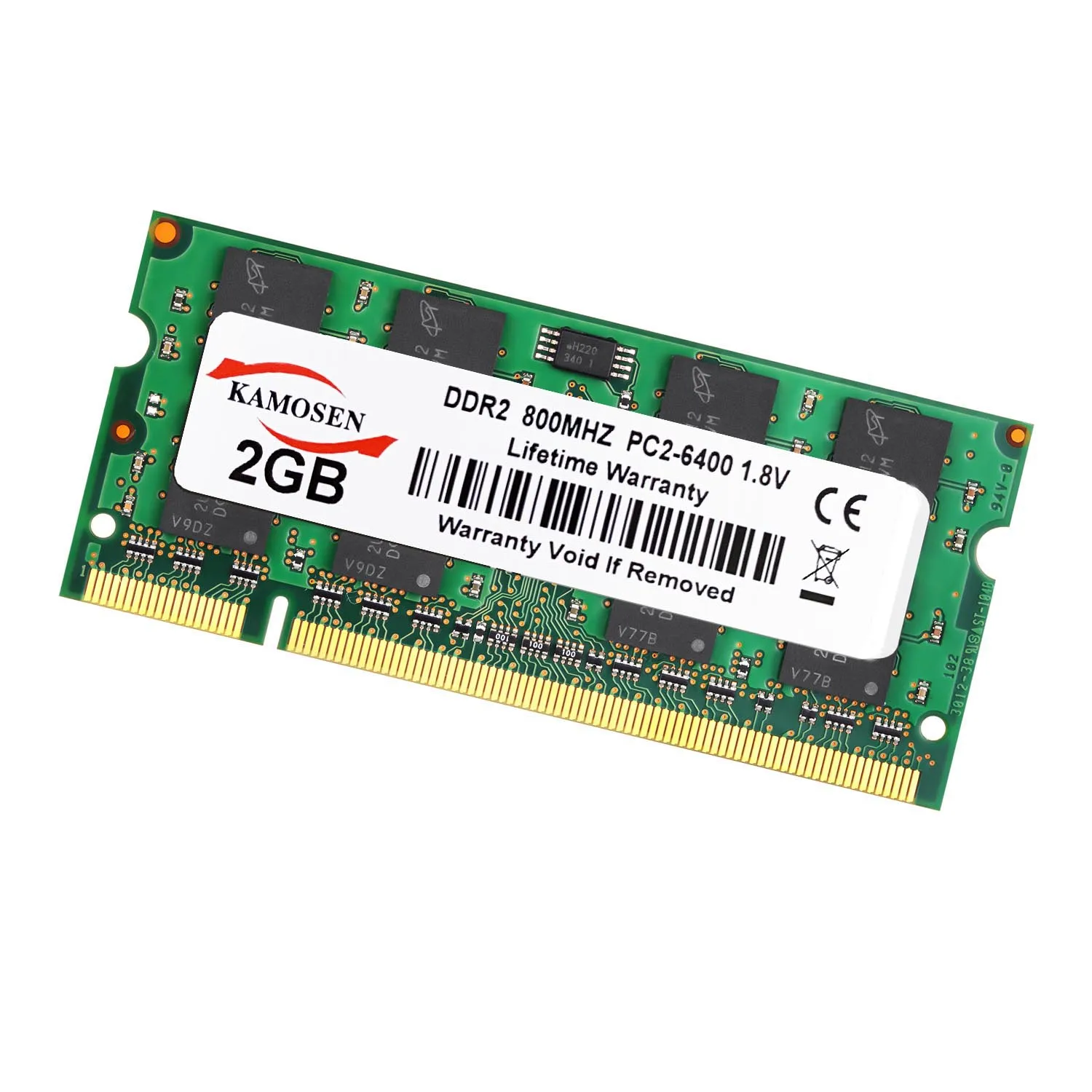 DDR2 2GB RAM 800Mhz/667Mhz PC2-6400/PC2-5300 for Laptop Memory
