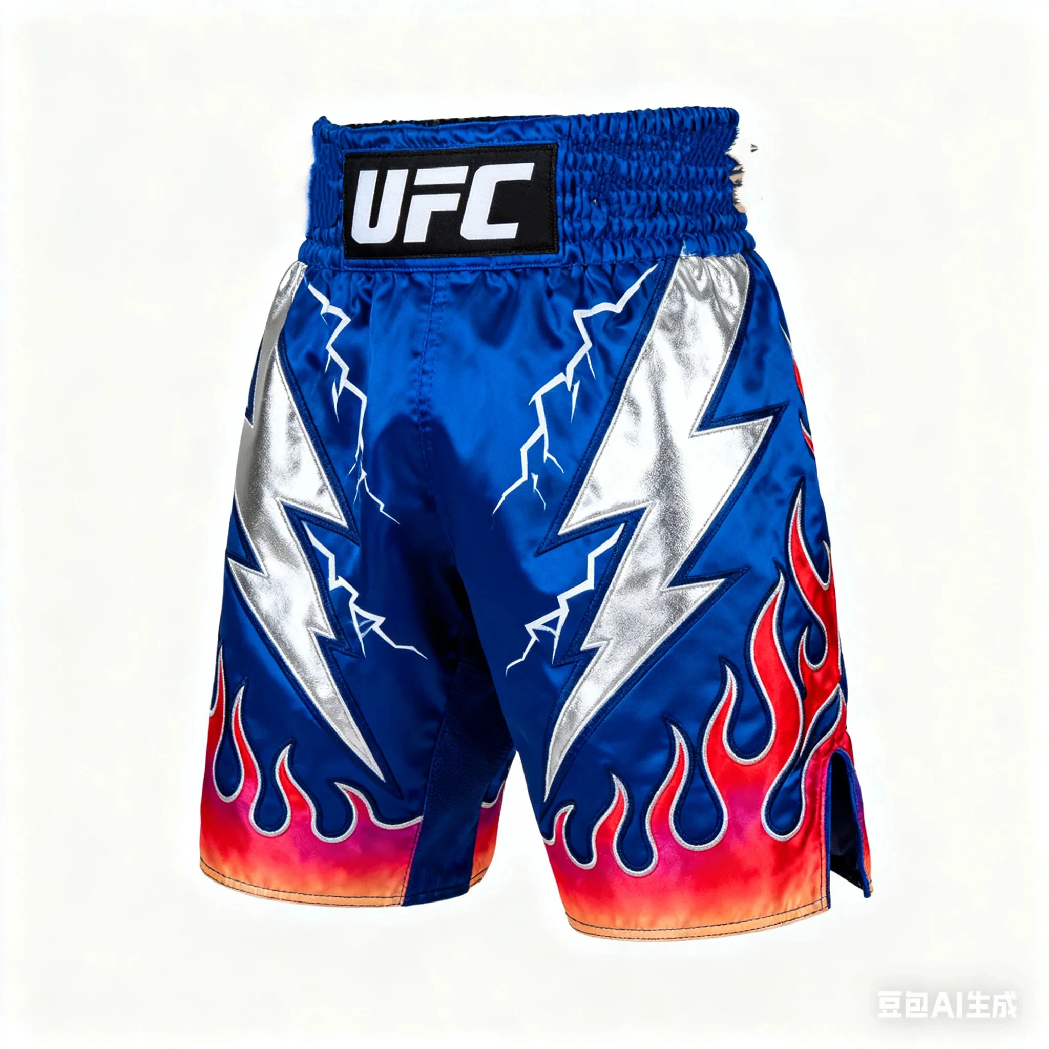 

New UFC MMA 2026 Flame/Lightning Boxing Short Men Oversized Breathable Speed Drying Running Training Short Fighting Night Shorts