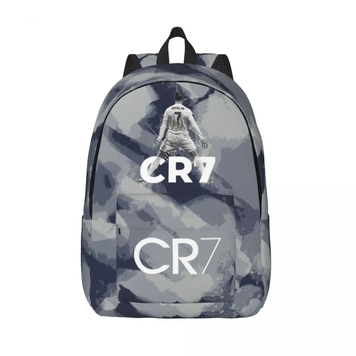 Football Legend CR7 Cristiano Ronaldo Backpack for Men Women Teenage Student Work Daypack Laptop Computer Canvas Bags Outdoor