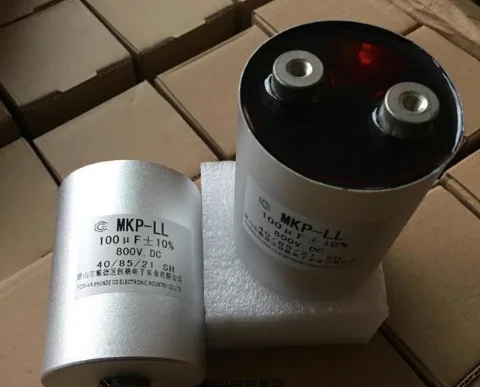 

1 шт. подходит для багажника MKP-LL 100 мкФ 800 В постоянного тока, высокочастотный фильтр высокого напряжения, бесступенчатый конденсатор