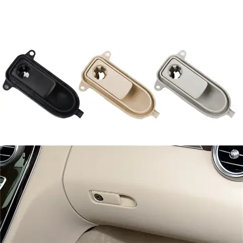 Handskfackets handtagsskydd lock verktygslåda handskfackskydd för Mercedes Benz Vito V-klass W447 W448 2016-2022 tillbehör svart 10 best sales Mercedes 447 - №8