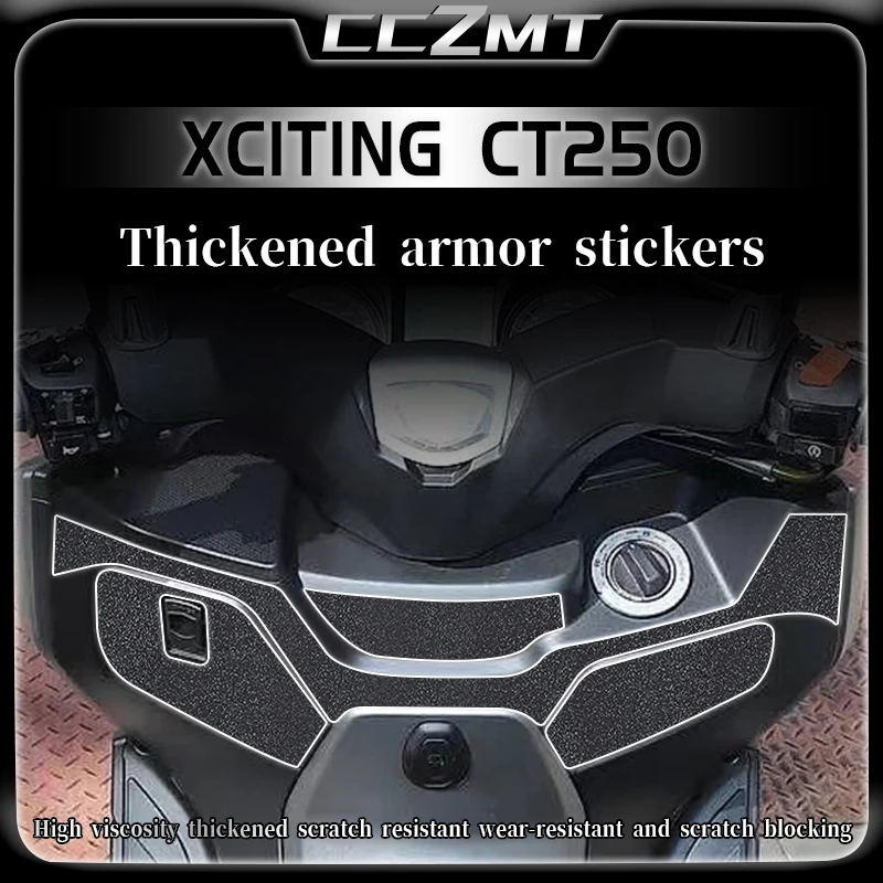 For KYMCO XCITING CT250 body armor stickers thickened protective stickers car stickers anti scratch accessories modified parts