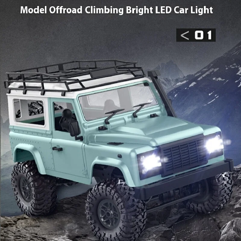 2025 New MN-90 Classic 4WD Drive Climbing Car Buggy Crawler Metal with Light Remote Control Car All Terrain Racing 2.4G Toys