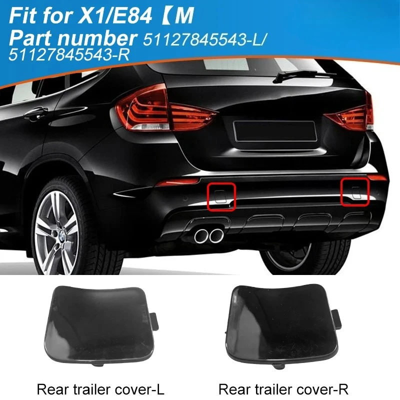 Linke oder rechte hintere Stoßstangen-Anhängerabdeckung, Abschlepphaken für BMW X1 E84 M Sport 51127845543 links 51127845543 rechts