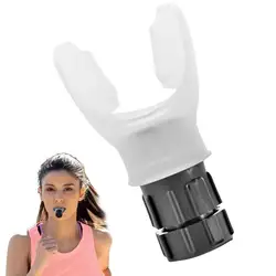 Fitness Breathing Trainer Lung Therapy Mouthpiece Ergonomic Increase Lung Volume Improve Sleep Outdoor Exercise Breathing Unisex