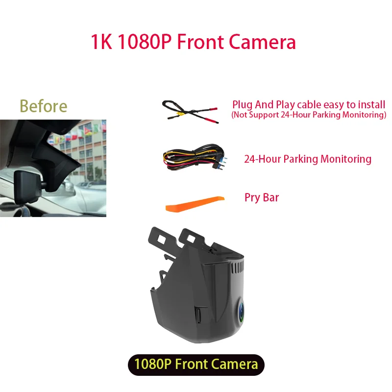 Plug & Play 4K Wifi Dashcam Camera Auto DVR voor BMW 1 2 3 4 5 6 7 8 Serie X1 F48 X3 X4 F26 X5 F15 X6 F16 X7 F11 F90 G11 G30