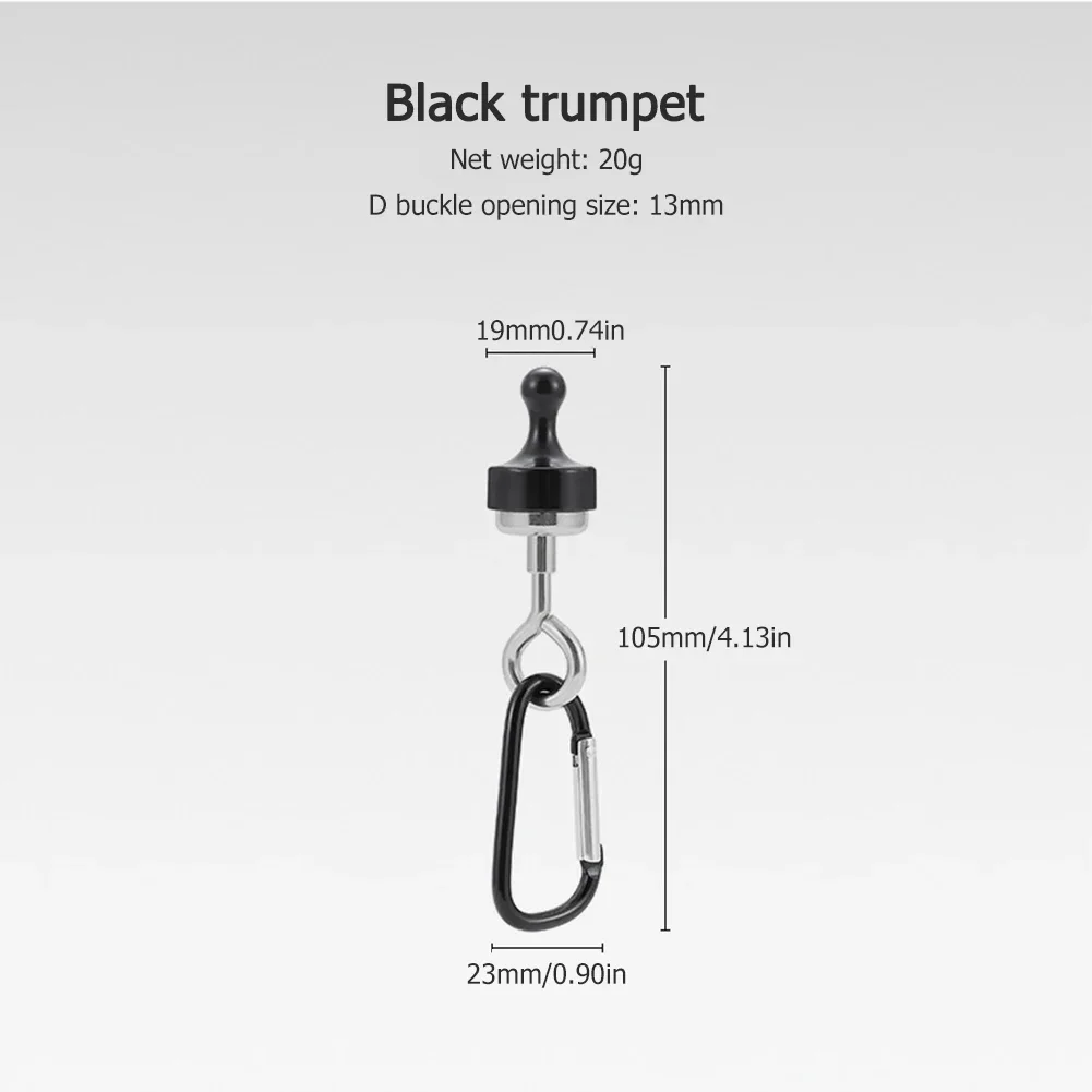 1-20 個強力なキーホルダー屋外テントキャノピーカラビナキャンプライトフックマグネットベアリングハンガー D タイプロックバックル