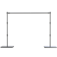 240X300cm Heavy Duty Bracket Backdrop Stand Photo Background Support Studio Light Tripod Photography Green Screen Backdrops