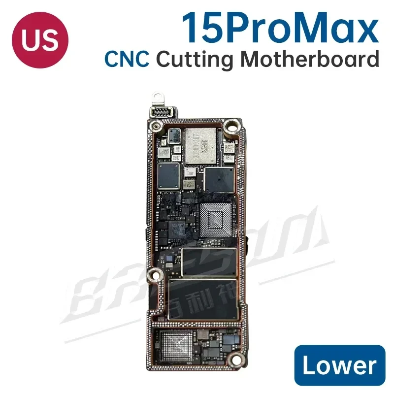 CNC CUT Motherboard For IPhone 15 Pro Max 4G 5G Logic Board Polishing CPU AP RF Board IPhone 15 Plus Switching CPU Baseband Swap