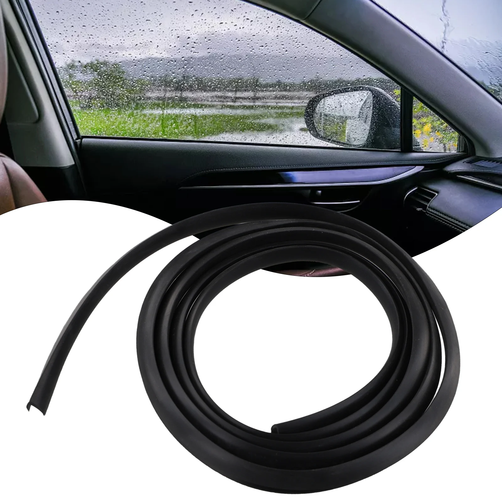 Auto Afdichting Strip Voor Raam Rubber Side Gap Filler Geluidsisolatie Waterdichte Rubberen Deur Afdichting Auto Deur Kap Kofferbak Afdichting Strip