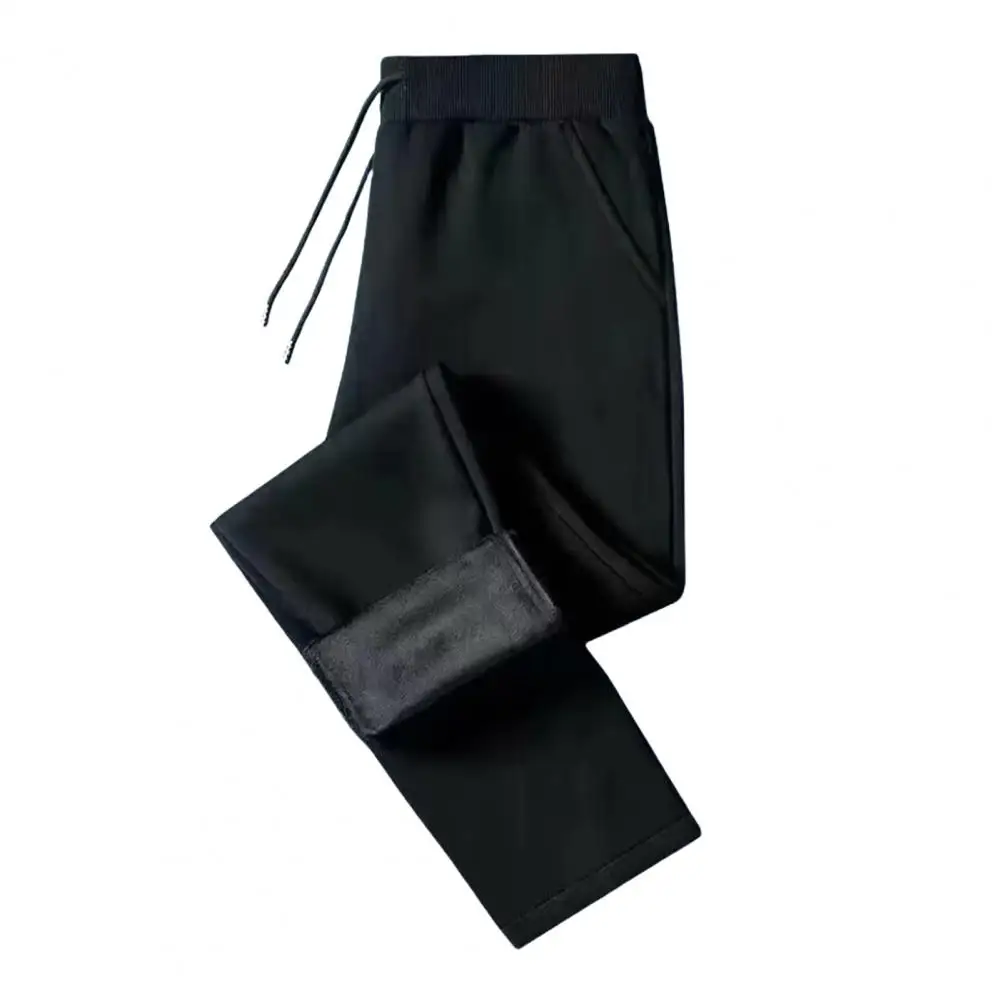 

Повседневные мужские брюки с флисовой подкладкой. Мужские широкие брюки на шнурке с боковыми карманами. Спортивные брюки в уличном стиле на весну.