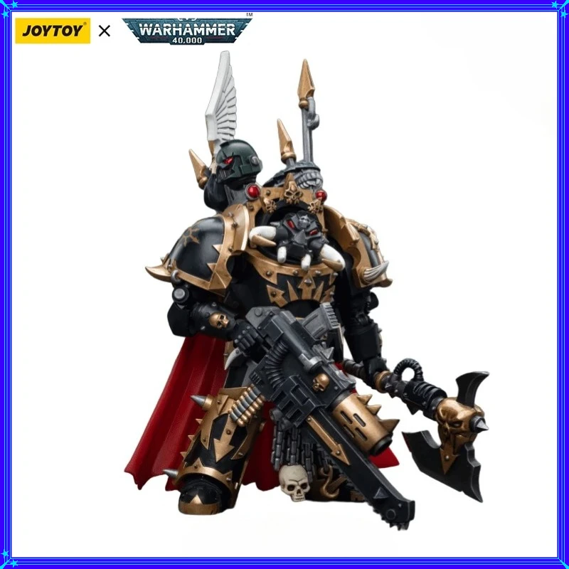 Figura de Acción JOYTOY 1/18, Warhammer 40K, Chaos Black Legion Lord Terminator, Colección de Armaduras, Modelo Militar