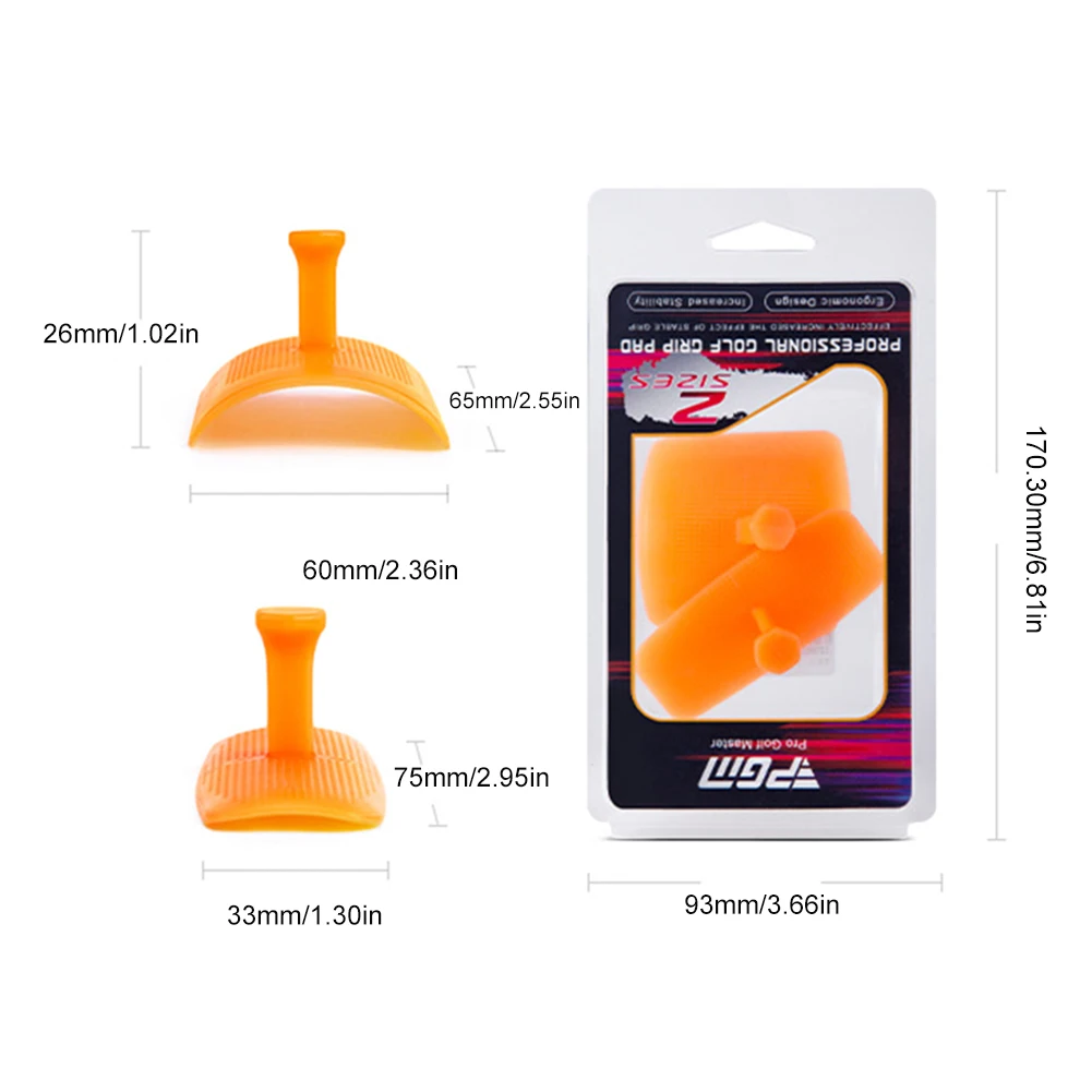 2 قطعة قبضة الغولف ملصقات الاحتكاك المضادة للانزلاق قبضة الغولف قوة المعونة سيليكون ممارسة الغولف قبضة الوسادة للاعبي الغولف #6
