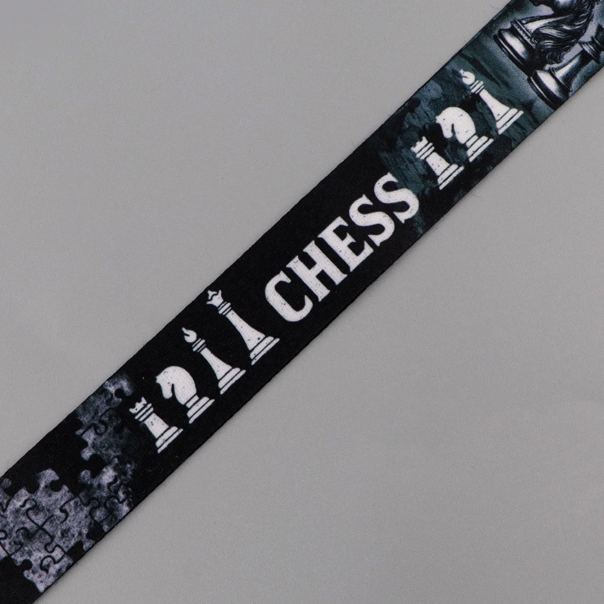 Chess Retro Arcade Greek Statue Lanyard Students ID Card Badge Holder Hanging Rope Neck Strap Keychain Keyring Gifts