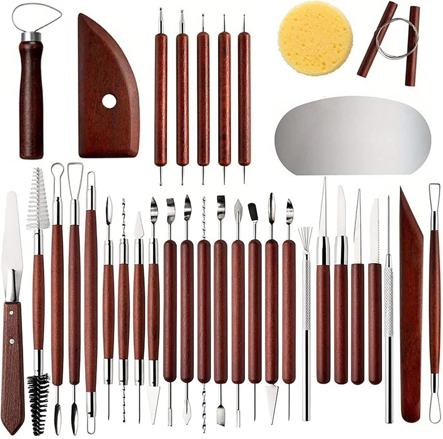 

Набор инструментов для лепки, инструменты для работы с полимерной глиной, моделирования, обрезки, формовки, обжига, художественные принадлежности