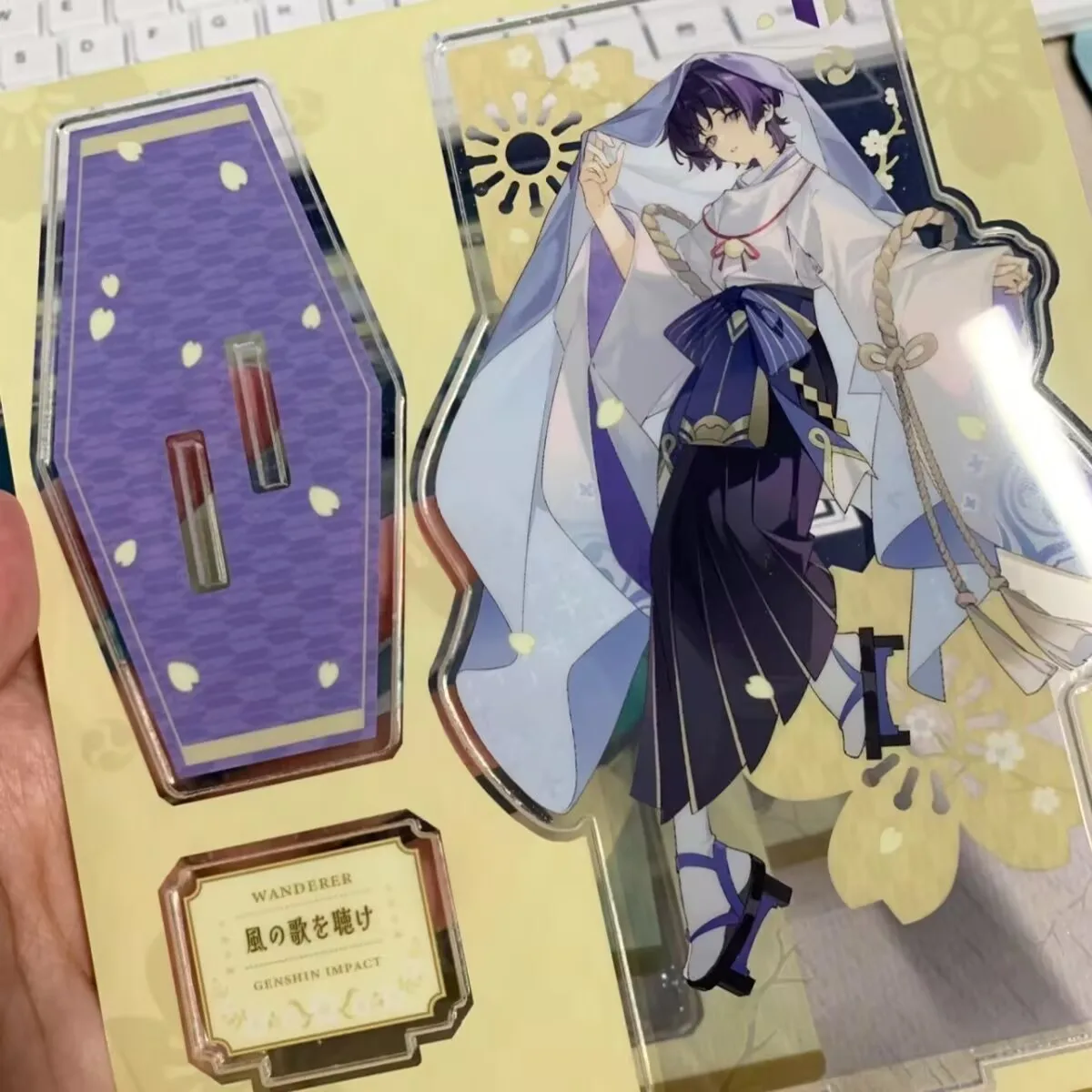 Genshin Impact, un nuevo tipo de letrero de escritorio acrílico de alta calidad "Xiao Sanbing Rovers" para amigos