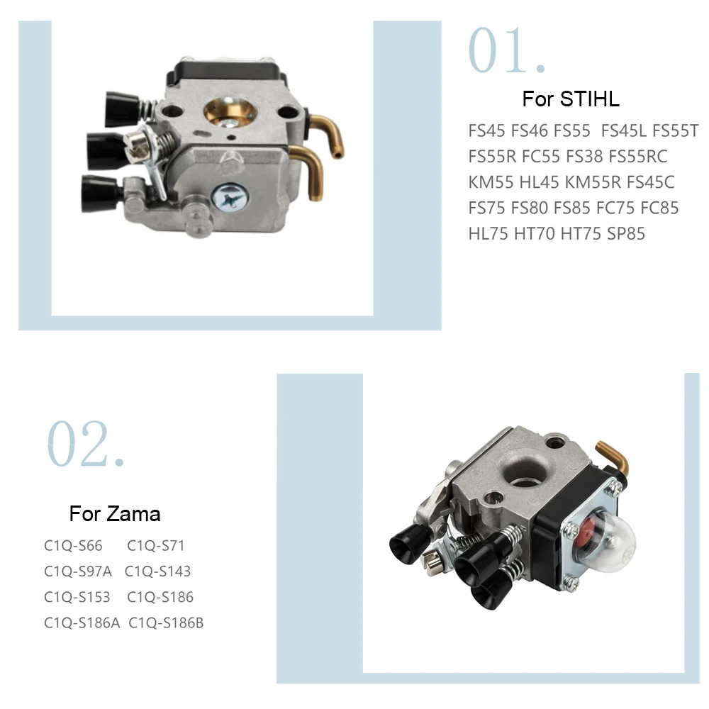 Carburetor Carb For STIHL Brush Cutter For STIHL FS38 FS45 FS46 FS55 FS74 FS75 FS76 FS80 FS85 Lawn Mower Grass Trimmer Tools