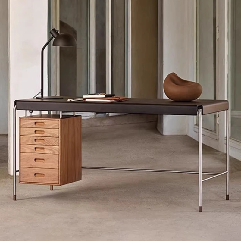 stainless steel industrial retro style room offices office desks and workstations Computer desk with storage locker Room desks