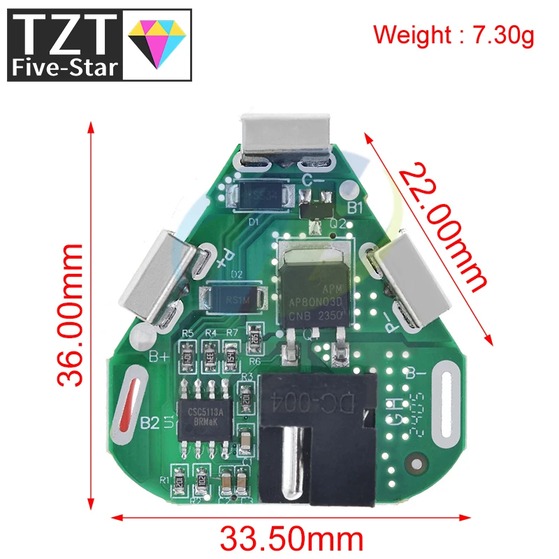 3S 12.6V 6A BMS Li-ion Lithium Battery Protection Board 18650 Power Bank Balancer Battery Equalizer Board for Electric Drill