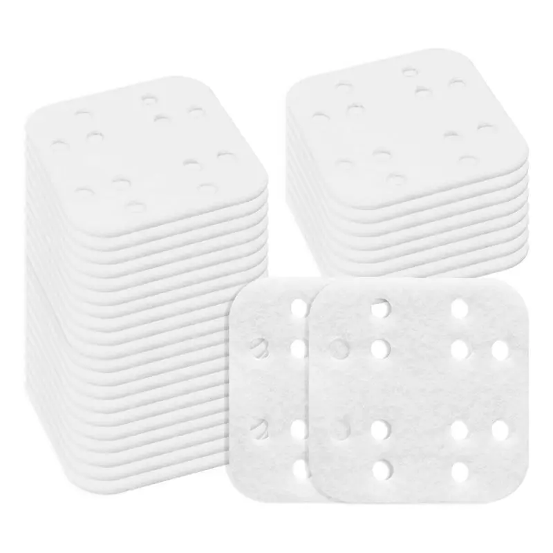 Almohadillas humidificadoras KEOL, blancas, paquete de 30 almohadillas de absorción mineral para modelos Dreo HM713, HM713S, HM813S, HM717S para reducir la formación de cal