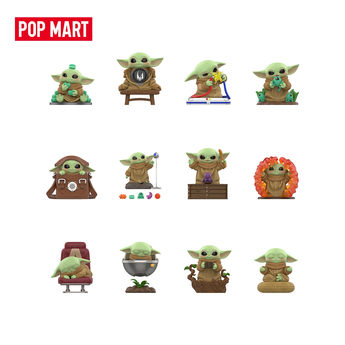 POP MART Star Wars Grogu Tiny But Mighty Serie Mystery Box Original Blind Box Überraschungsspielzeug Taschenanhänger Figuren Wohndekoration